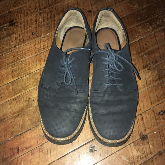 Clarks 8 Oxford style business casual comfortable shoes - Picture 1 of 7